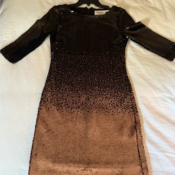 BB Dakota | Dresses | Bb Dakota Black And Gold Sequin Sheath Dress |  Poshmark